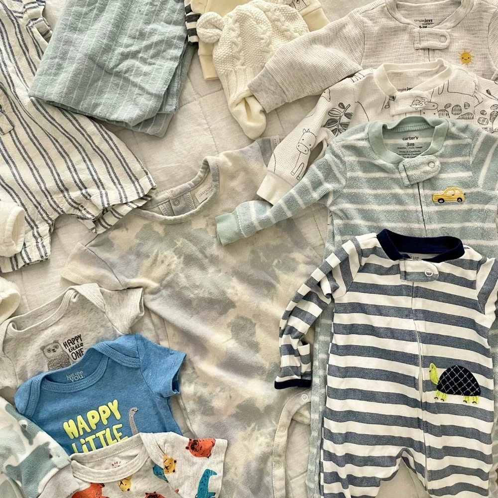 LOT of NB & 0-3 Month Baby Clothing Bundle Carter’s, Gap, Nordstrom, GUC